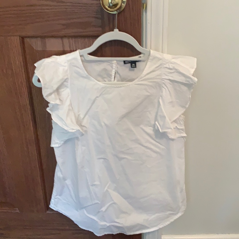 J.Crew Factory Flutter Sleeve Blouse